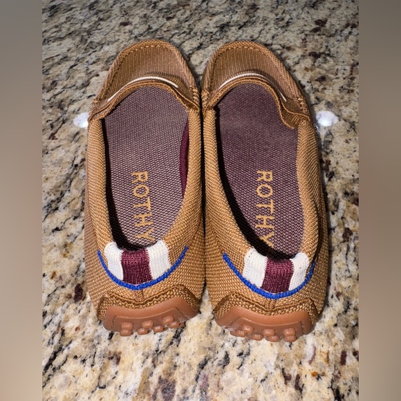 Rothy’s Driver Shoes Toasted Almond size 7 Preppy - Picture 2 of 11